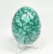 2.91" POLISHED MALACHITE EGG With Stand Congo E658