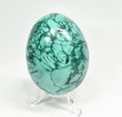 2.91" POLISHED MALACHITE EGG With Stand Congo E658