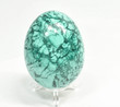 2.91" POLISHED MALACHITE EGG With Stand Congo E658