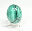 1.88" POLISHED MALACHITE EGG With Stand Congo E655