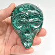 3.50" POLISHED MALACHITE Tribal Mask Carving Congo CM36