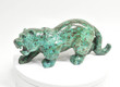 8.74" Polished CHRYSOCOLLA PUMA Animal Carving Peru cm33