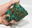3.70" Chatoyant Fibrous MALACHITE Mindingi Mine, Congo Q675