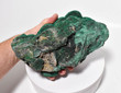 8.07" BOTRYOIDAL MALACHITE Mindingi Mine, Congo Q661