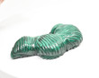 3.26" POLISHED MALACHITE CATERPILLAR Animal Carving - Congo cm6