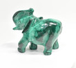 5.31" POLISHED MALACHITE ELEPHANT Animal Carving - Congo cm22