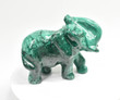 5.31" POLISHED MALACHITE ELEPHANT Animal Carving - Congo cm22