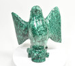 7.79" POLISHED MALACHITE EAGLE Animal Carving - Congo cm30