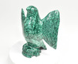 7.79" POLISHED MALACHITE EAGLE Animal Carving - Congo cm30