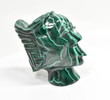2.99" POLISHED MALACHITE BUST Carving - Congo cm21