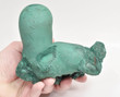 5.51" MALACHITE STALACTITE Cluster - Mindingi Mine, Congo Q713