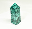 3.66" POLISHED MALACHITE OBELISK Tower Carving - Congo B261