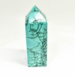 4.88" POLISHED MALACHITE OBELISK Tower Carving - Congo B267