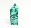 4.88" POLISHED MALACHITE OBELISK Tower Carving - Congo B267