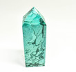 4.88" POLISHED MALACHITE OBELISK Tower Carving - Congo B267