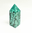3.97" POLISHED MALACHITE OBELISK Tower Carving - Congo B266