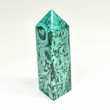 4.52" POLISHED MALACHITE OBELISK Tower Carving - Congo B263
