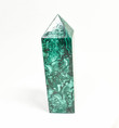 6.10" POLISHED MALACHITE OBELISK Tower Carving - Congo B255