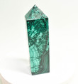 6.37" POLISHED MALACHITE OBELISK Tower Carving - Congo B256