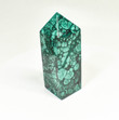 3.81" POLISHED MALACHITE OBELISK Tower Carving - Congo B260