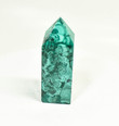 3.77" POLISHED MALACHITE OBELISK Tower Carving - Congo B262