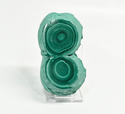 3.47" POLISHED MALACHITE BULLSEYE Eye Shilu Mine, China B294