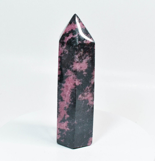 6.69" Polished RHODONITE OBELISK Madagascar T435