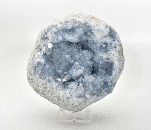 6.49" Beautiful CELESTITE GEODE CELESTINE 9.40 Pounds - Madagascar P351