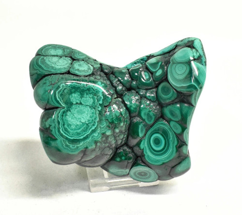3.58" POLISHED BULLSEYE MALACHITE Freeform Congo - B362