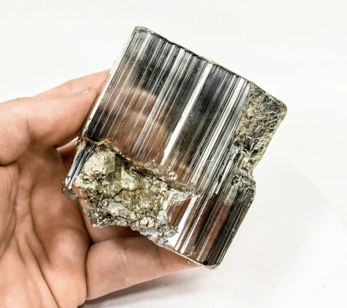 2.63" CUBIC PYRITE Crystal Cluster Huanzala mine, Peru T751