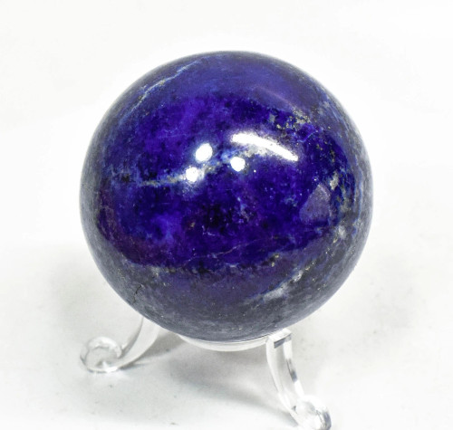 2.20" POLISHED LAPIS LAZULI Sphere With Stand Afghanistan S389