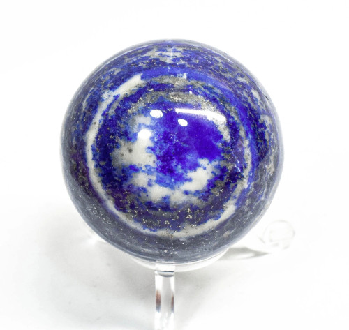 1.96" POLISHED LAPIS LAZULI Sphere With Stand Afghanistan S386