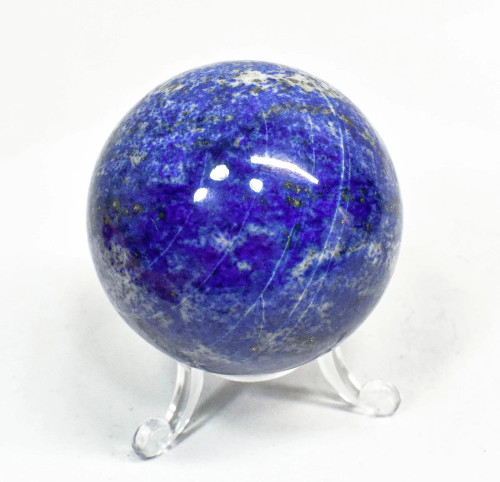 2.36" POLISHED LAPIS LAZULI Sphere With Stand Afghanistan S390