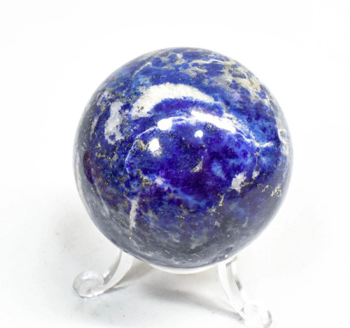 2.20" POLISHED LAPIS LAZULI Sphere With Stand Afghanistan S415