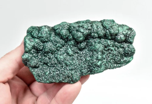4.05" SPARKLY BOTRYOIDAL MALACHITE Kalukuluku Mine, Congo Q879