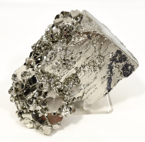 4.48" PYRITE Cube Cluster Sphalerite, Quartz Haunzala Mine, Peru P16