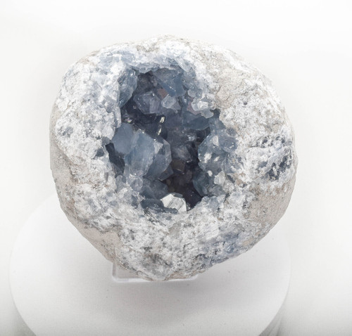6.10" Beautiful CELESTITE GEODE CELESTINE 9.8 Pounds - Madagascar P699