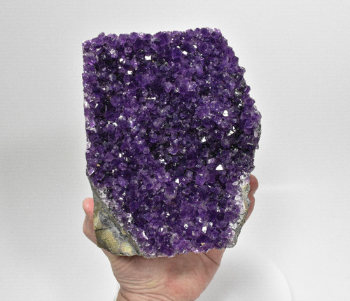 5.70" Beautiful Cut Base AMETHYST CRYSTAL Quartz Cluster Uruguay T153