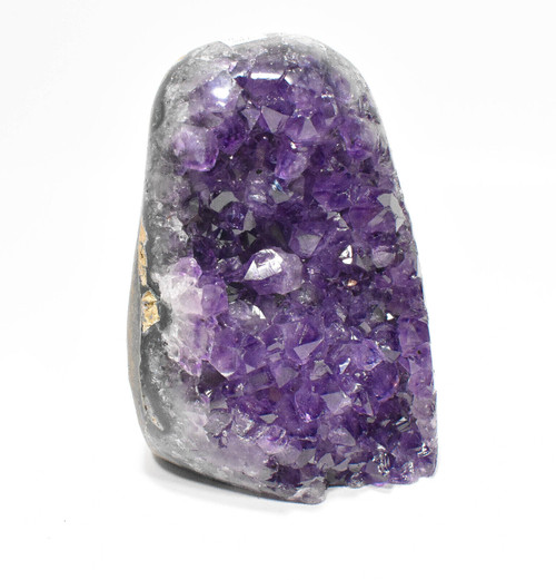 4.40" Beautiful Polished Cut Base AMETHSTY CRYSTAL Quartz Cluster Brazil T151