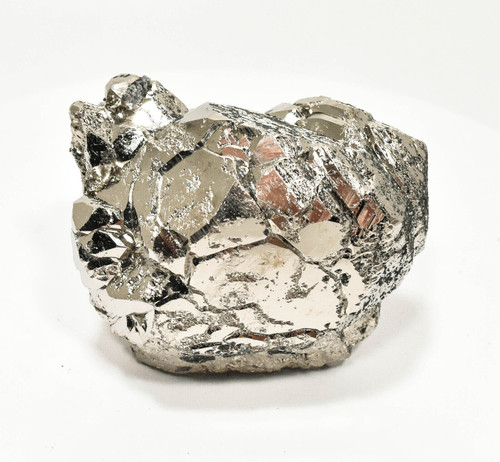 2.87" GOLDEN PYRITE CRYSTAL Cluster "Video" Huanzala Mine, Peru P736