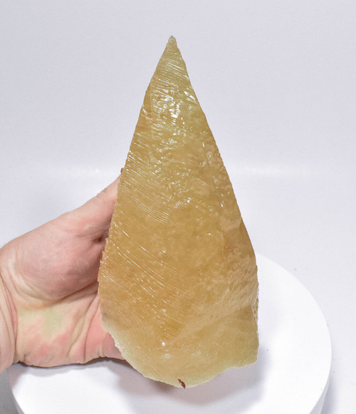 6.88" Golden PHANTOM CALCITE CRYSTAL Tounfit Midlet Morocco T206