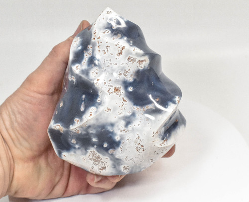 4.76" Polished ORCA AGATE FLAME Madagascar T396