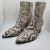 Alexandre Birman Ankle Burmese python snakeskin Boot New With Box 40