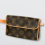 Louis Vuitton Pochette Florentine Belt Bag Monogram Canvas Brown Women's Small