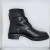 Louis Vuitton Wonderland Flat Ranger Ankle Boots Calfskin Leather Black W US 41