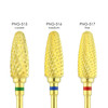 3/32" Flame Shaped Gold Carbide Bit (F - C)