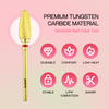 3/32" Flame Shaped Gold Carbide Bit (F - C)