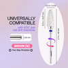 3/32" Flame Shaped Silver Carbide Bit (F - C)