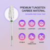 3/32" Flame Shaped Silver Carbide Bit (F - C)