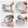 Aluminum Tin Jars with Screw Top Lids
